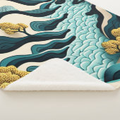 Modern Landscape Sherpa Deken (3/4)