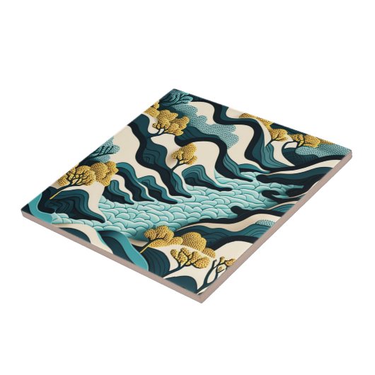 Modern Landscape Tegeltje (Zijkant)