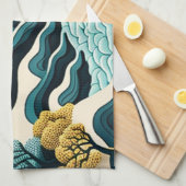 Modern Landscape Theedoek (Quarter Fold)