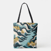 Modern Landscape Tote Bag (Achterkant)