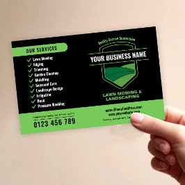 Modern Landscaping Lawn Mowing Marketing Flyer