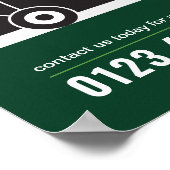 Modern Landscaping Lawn Mowing Marketing Poster (Hoek)