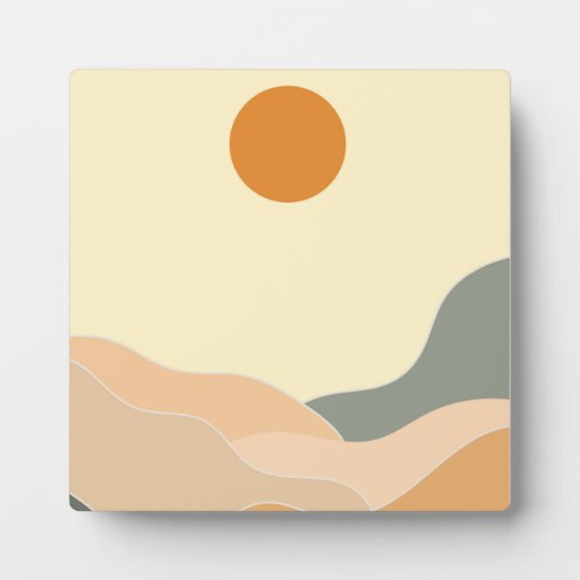 Modern landschap fotoplaat (Voorkant)