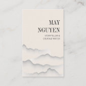 Modern Landschap Minimalistisch Visitekaartje (Voorkant)