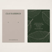 Modern lantaarnkaart voor lantaarndrogen visitekaartje (Voorkant /achterkant)