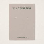 Modern lantaarnkaart voor lantaarndrogen visitekaartje (Voorkant)