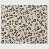 Modern laopard Animal Print Patroon Cadeaupapier (Vlak)