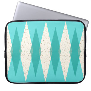 Modern Laptop Argyle van het midden van de eeuw Sleeve