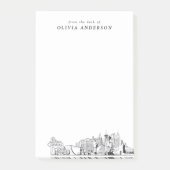 Modern Las Vegas professioneel geschenk gepersonal Post-it® Notes (Voorkant)