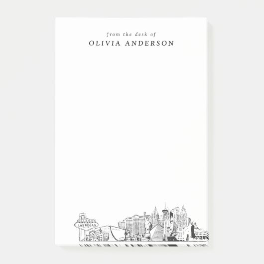 Modern Las Vegas professioneel geschenk gepersonal Post-it® Notes (Voorkant)