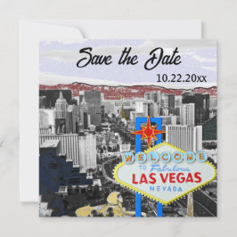 Modern Las Vegas Save the Date