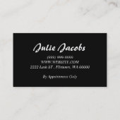 Modern Lash Extensions Lashes Beauty Salon Visitekaartje (Achterkant)