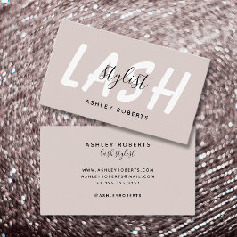 Modern lash stylist tan visitekaartje