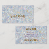 Modern Lash Tech Visitekaartje | Boho Goud Folie (Voorkant / Achterkant)