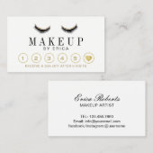 Modern Lashes Makeup Artist Loyalty Punch (Voorkant / Achterkant)