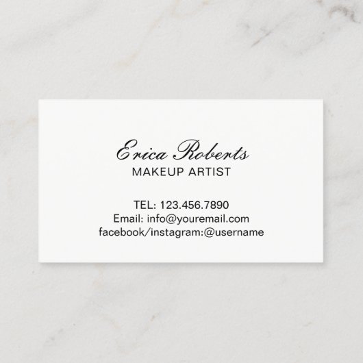 Modern Lashes Makeup Artist Loyalty Punch (Achterkant)