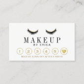 Modern Lashes Makeup Artist Loyalty Punch (Voorkant)