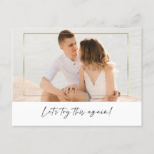 Modern Laten we deze opnieuw proberen kalligrafie