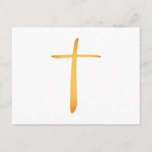 Modern Latijn Christelijk kruis Briefkaart