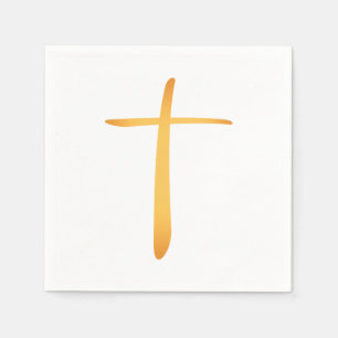 Modern Latijns Christelijk kruis Servet
