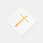 Modern Latijns Christelijk kruis Servet (Hoek)