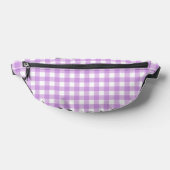 Modern Lavendel Lila Gingham Heuptasje (Liggend)
