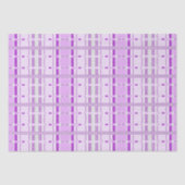 Modern lavendel roze patroon strepen weefsel papie tissuepapier (Voorkant)