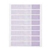 Modern Lavender and White Waterverf Ombre (Vel)