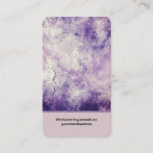 Modern Lavender Colored Earring Display Visitekaartje (Voorkant)