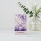 Modern Lavender Colored Earring Display Visitekaartje (Staand voorkant)
