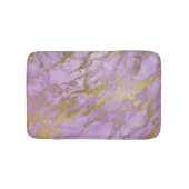 Modern Lavender en Gold Marble Badmat (Voorkant)