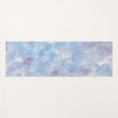 Modern Lavender Grey Dream Waterverf Yoga Mat (Voorkant (horizontaal))