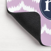 Modern Lavender Ikat Diamonds - Gepersonaliseerd Muismat (Hoek)