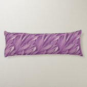 Modern lavender Leaves Pattern Lichaamskussen (Achterkant)