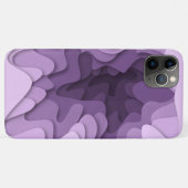 Modern Lavender Ombre Loops en Waves Case-Mate iPhone Case (Achterkant (horizontaal))