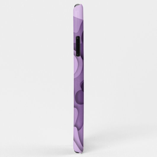 Modern Lavender Ombre Loops en Waves Case-Mate iPhone Case (Achterkant/rechts)
