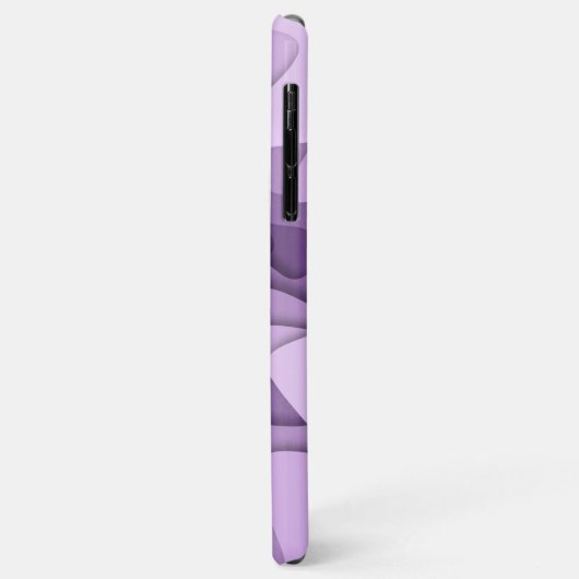 Modern Lavender Ombre Loops en Waves Case-Mate iPhone Case (Achterkant/links)