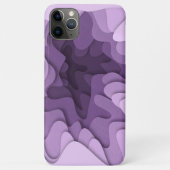 Modern Lavender Ombre Loops en Waves Case-Mate iPhone Case (Achterkant)