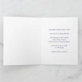 Modern Lavender Typography Engagement Party Invite Kaart (Binnen)
