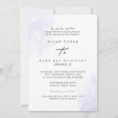 Modern Lavender Waterverf Splash II Website Kaart (Voorkant)