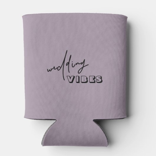 Modern Lavender Wedding Vibes Koelbox Blikjeskoeler (Achterkant)