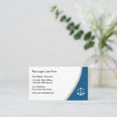 Modern Law Kantoor advocaat bij Law Visitekaartje (Staand voorkant)