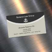 Modern Law Logo Magnetische Attorney Visitekaartje Magnetisch Visitekaartje