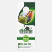 Modern Lawn Care Landscaping Maaiservice Deurhanger (Voorkant)