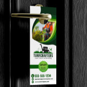 Modern Lawn Care Landscaping Maaiservice Deurhanger