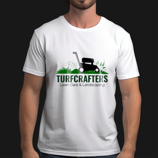 Modern Lawn Care Landscaping Maaiservice T-shirt