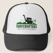 Modern Lawn Care Landscaping Maaiservice Trucker Pet (Voorkant)