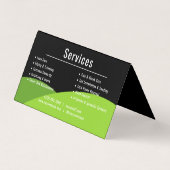 Modern Lawn Care Landscaping Visitekaartje (Achterkant)