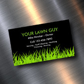 Modern Lawn Service Simple Magnetisch Visitekaartje