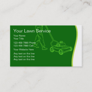 Modern Lawn Service-Visitekaartjes Visitekaartje